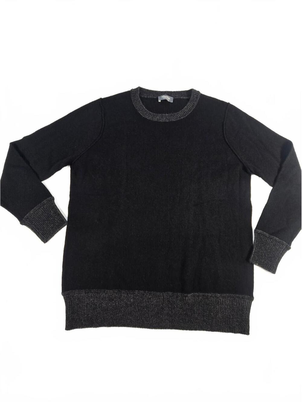 Martha Stewart Francesca Wool Cashmere Two-Tone Sweater EUC M